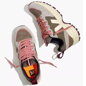 NEW Madewell x Veja™ Suede Venturi Sneakers in Oxford Grey